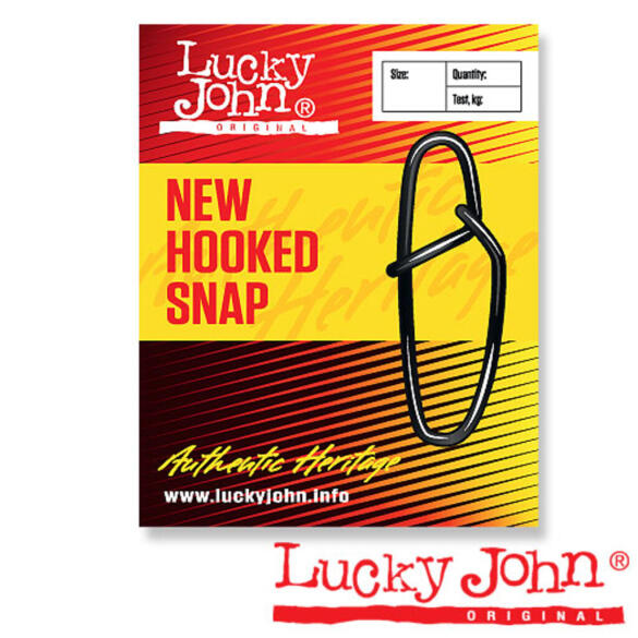 Застежка Lucky John New Hooked №02 10шт