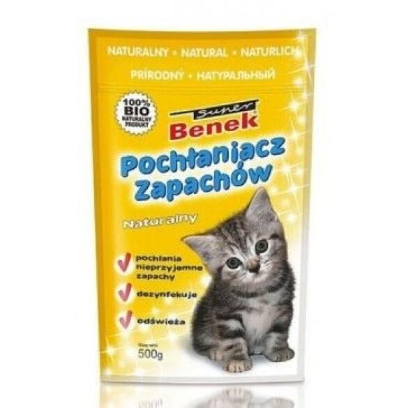 450гр Поглотитель запаха Super Benek для кошек Натуральный