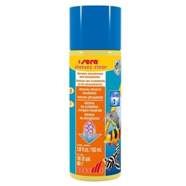 SERA Phosvec Clear 100ml, удаляет помутнения воды и фосфаты