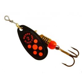 Блесна вращающаяся Mepps BLACK FURY Orange №02 N (черный/красн)