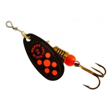 Блесна вращающаяся Mepps BLACK FURY Orange №02 N (черный/красн)