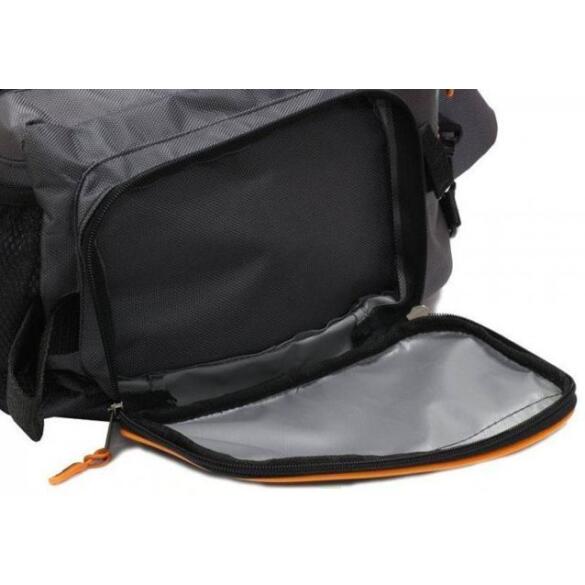 Сумка-рюкзак рыболовная "СЛЕДОПЫТ" Sling Shoulder Bag, 44х24х17см, Серый