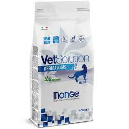 0,4кг Корм Monge VetSolution Cat Dermatosis Вет. диета для кошек с заболеваниями кожи