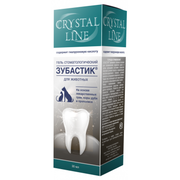 30мл Зубастик CRYSTAL LINE гель для собак и кошек