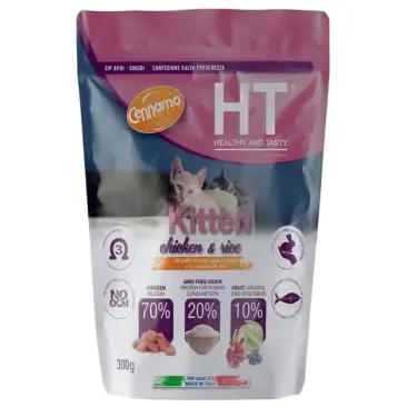0,3кг Корм Cennamo HTC KITTEN CHICKEN/RICE для котят с Курицей и Рисом