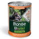 400гр Консервы Monge Dog BWild Grain Free Puppy&Junior Duck/Pumpkin для щенков всех пород с Уткой и тыквой