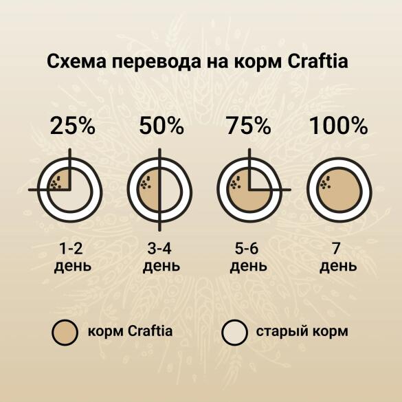 2кг Корм Craftia Natura Adult Mini для взрослых собак миниатюрных и мелких пород из ягненка с перепелкой