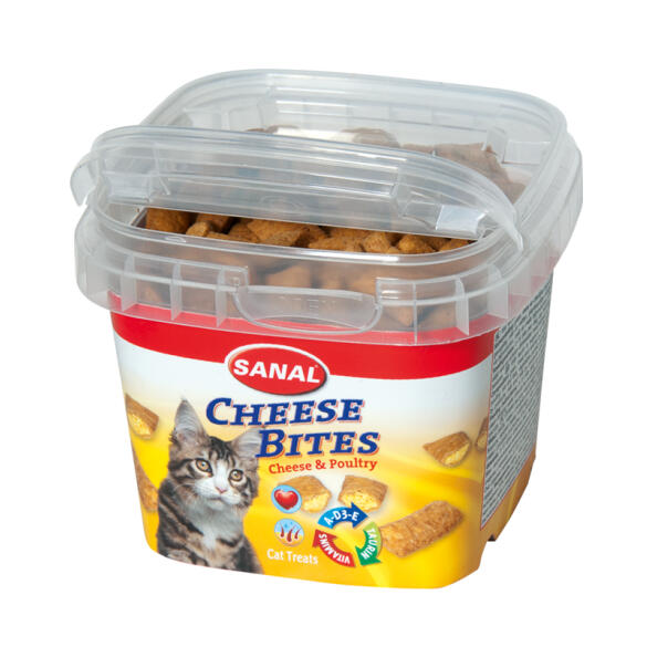 75гр Лакомство SANAL Cheese Bites  для кошек, Сырные подушечки