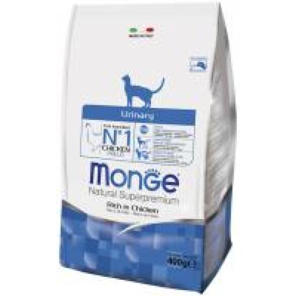 0,4кг Корм Monge Cat Urinary для кошек с профилактикой мочекаменной болезни