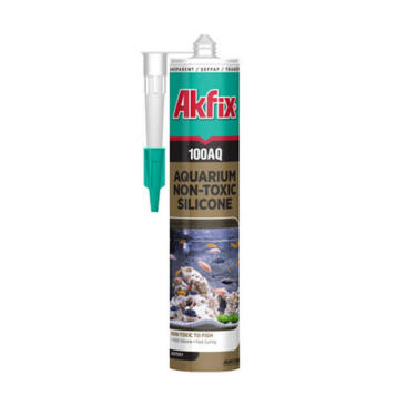 Аквариумный силиконовый герметик AKFIX 100AQ 280мл Прозрачный