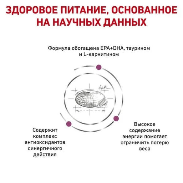 2кг Корм ROYAL CANIN Cardiac диета для взрослых собак для поддержания функции сердца