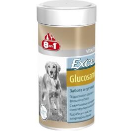 Кормовая добавка Excel Glucosamine 8in1 для поддержания здоровья и подвижности суставов для взрослых собак, 55таб