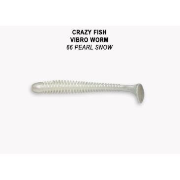 Резина Crazy Fish Vibro Worm 3'' №66, Кальмар, 5шт