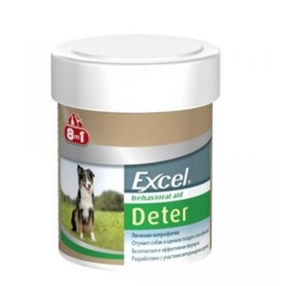 Excel Deter Coprophagia 8в1 кормовая добавка против поедания фекалий для собак, 100таб