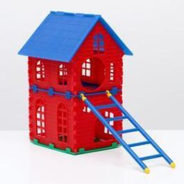 Домик для грызунов БРИЛЛИАНТ двухэтажный, 21*10*12,5см