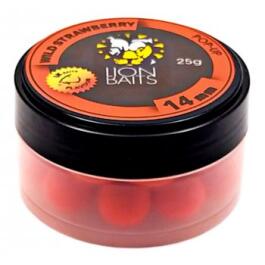 Бойлы плавающие Lion Baits Pop-Up 14мм wild strawberry.25гр
