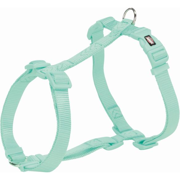 Шлея TRIXIE Premium H-harness для собак S-M 42-60см/15мм мятно-зелёный