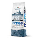 12кг Корм Monge Dog SP HYPO Salmon/Tuna гипоаллергенный для взрослых собак всех пород с Лососем и тунцом