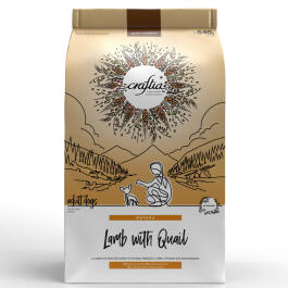 640гр Корм Craftia Natura Adult Mini для взрослых собак миниатюрных и мелких пород из Ягненка с перепелкой