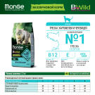1,5кг Корм Monge Cat Bwild Grain Free Adult CodFish/Potatoes беззерновой для взрослых кошек с Треской и картофелем