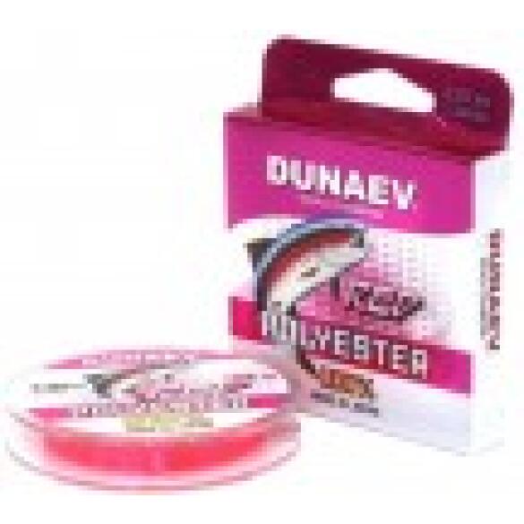 Леска Dunaev Polyester RED 0.104мм 100м