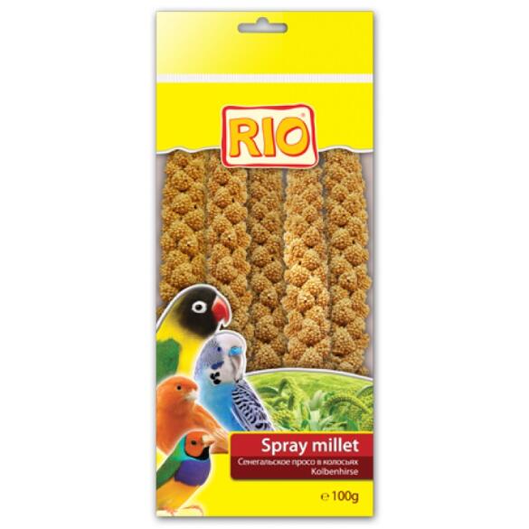 100гр Сенегальское просо RIO Spray millet в колосьях