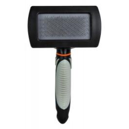 Мягкая щётка-пуходёрка TRIXIE для ухода за шерстью 7*16см
