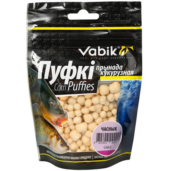 Приманка VABIK CORN PUFFIES Чеснок, 20гр