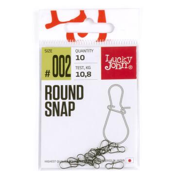 Застежка Lucky John Round Snap №002 10шт