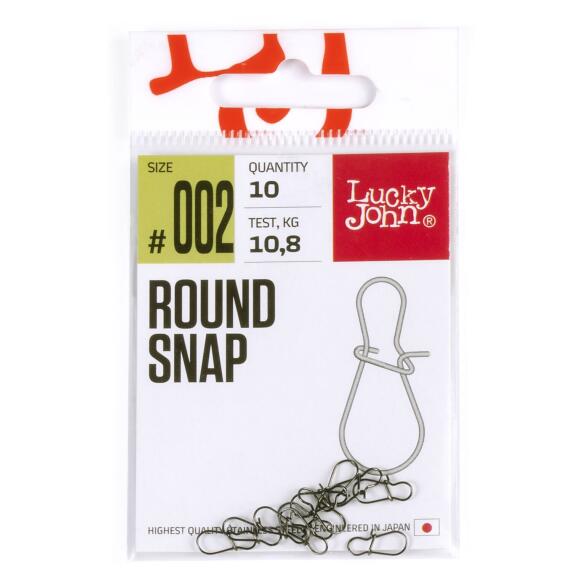 Застежка Lucky John Round Snap №002 10шт